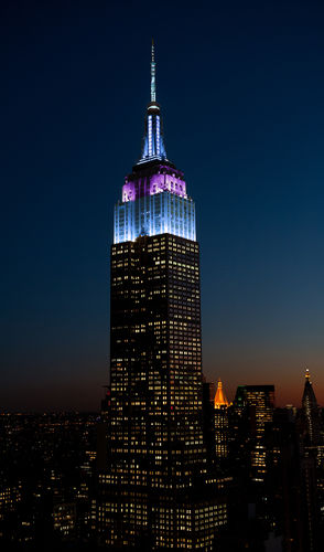 Police Memorial Day - Lighting Empire State Building